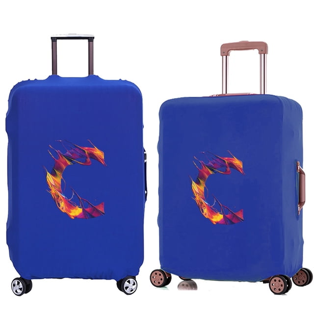 Suitcase Protective Cover Trolley Travel Suitcase Elastic Dustroof Cover Apply To 18-28 Inch Luggage Paint Series Pattern 8paintC L