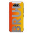 thumbnail image 1 of MUNDAZE LG Aristo 5/Phoenix 5/Risio 4 Shockproof Clear Hybrid Protective Phone Case Orange Red Clear Funny Text Quote Bruh Cover, 1 of 6