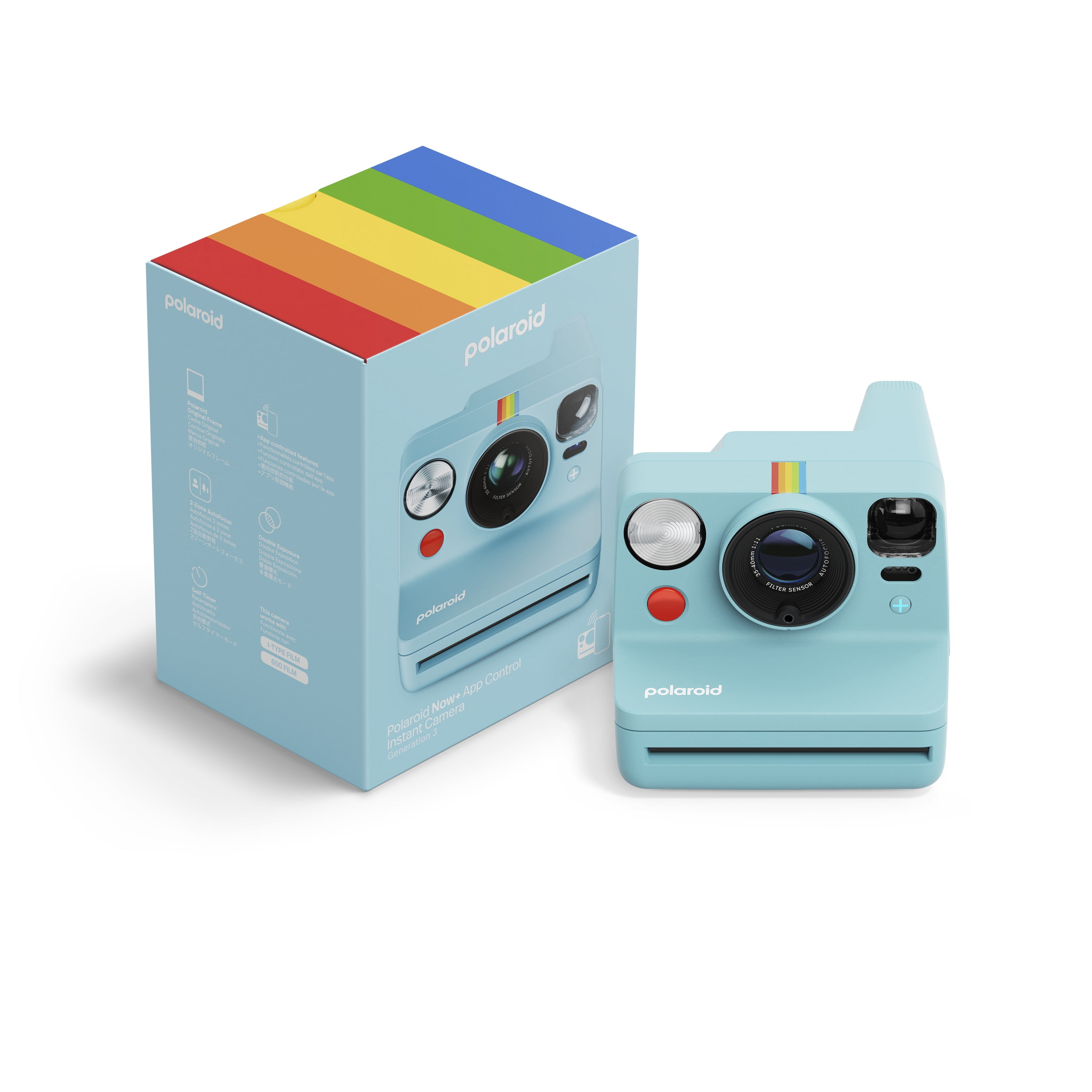 Polaroid Now + Generation 3 Instant Camera- Arctic Blue