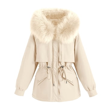 TJAZFJPA Manteau de Maternité Femmes Grande Taille Manteau d'Hiver Quotidien Col à Revers Veste à Manches Longues Vintage Manteau Épaissi Veste Chaude à Capuche Épais Matelassé Manteau d'Extérieur Manteau Long Vestes de Sarrau