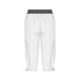 thumbnail image 4 of Timegard Pantalon Cargo pour Femmes Capris à Cordon Taille Élastique Actif Randonnée Plein Air Pantalon Court, 4 of 6