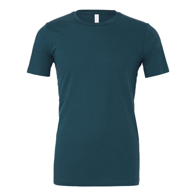 Bella Canvas Men`s 3001c, M, Deep Teal