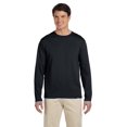 thumbnail image 1 of The Gildan Adult Softstyle 45 oz Long Sleeve T-Shirt BLACK L, 1 of 1