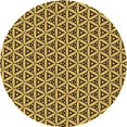 thumbnail image 1 of Ahgly Company Machine Washable Indoor Square Transitional Bright Gold Yellow Area Rugs, 3' Square, 1 of 7