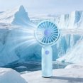 thumbnail image 4 of C Portable Handheld Mini Fan With 180 Degree Rotating Head 3 Speed Settings Removable Washable Mesh Cover Usb Rechargeable Lake Blue, 4 of 7
