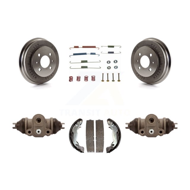 Transit Auto Rear Brake Drum Shoes Spring and Cylinders Kit for Car 2006 Hyundai Accent To 09 30 05 K8N-100604