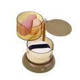 thumbnail image 1 of LCXmlly Conteneur de Rangement Rotatif Boîte de Rangement Gain de Place Rotation à 360 Degrés Élastique pour Bijoux Maquillage pour Usage Quotidien, 1 of 6