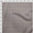 thumbnail image 3 of oneOone Georgette Viscose Fabric Stripe Block Print Fabric BTY 42 Inch Wide, 3 of 4