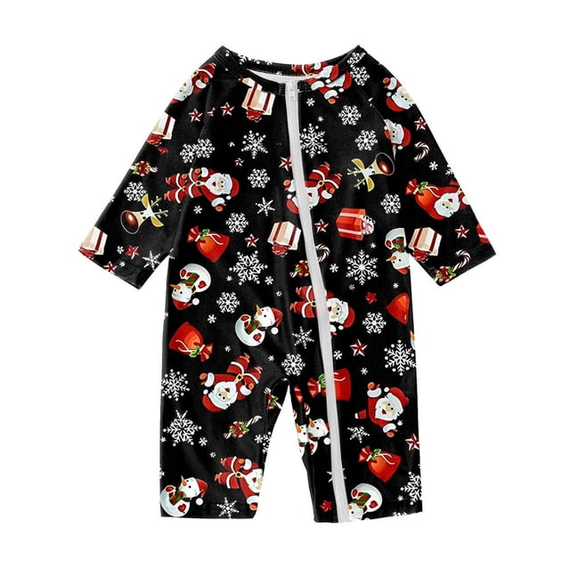 Ensemble de Pyjamas Assortis pour Enfants, Haut à Manches Longues et Pantalon, 2 Pcs