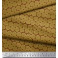 thumbnail image 2 of Soimoi Viscose Chiffon Fabric Wreath Leaves Print Fabric by Yard 42 Inch Wide, 2 of 3