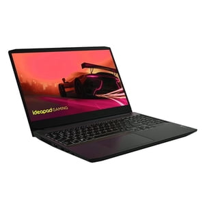 Lenovo IdeaPad Jeu 3 Ordinateur portable : Ryzen 5 5600H, RTX 3050 C'est vrai. 256GB SSD, 8GB RAM, 15,6'' Plein HD 120Hz Affichage, Windows 11 noir