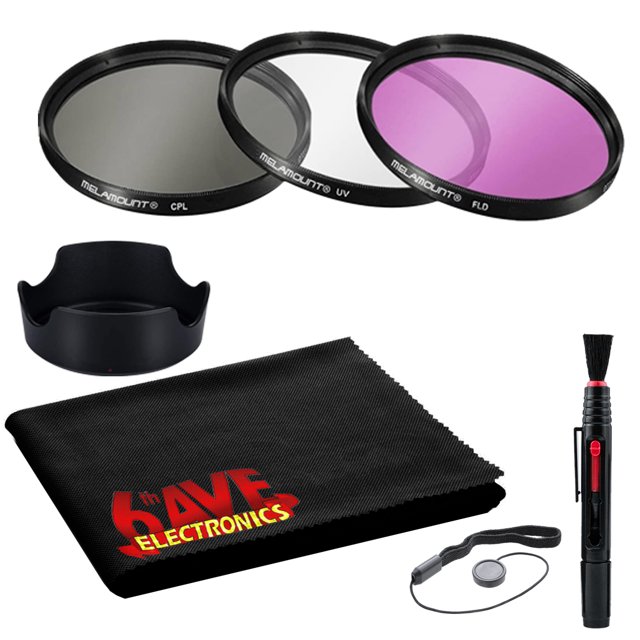 Trousse d'Accessoires pour Filtre d'Objectif 49 mm, Trousse de Base pour Objectifs de 49 mm de Diamètre + Plus