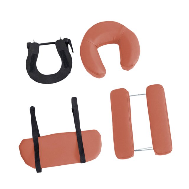 BELOVING Face Cradle with Pillow for Massage Table Soft Complete Set Massage Headrest brown