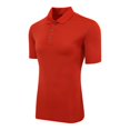 thumbnail image 4 of Adidas Polo de Performance pour Hommes, 3TG, Rouge Collégial, 4 of 4