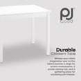 thumbnail image 2 of PJ Wood Durable Children's Table for Creative Play, Puzzles & Games, White, 2 of 8