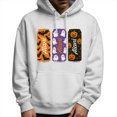 thumbnail image 1 of LUOGENLI Chandails à Capuche pour Hommes Halloween Graphique Chandail à Capuche à Manches Longues Chandail avec Imprimé Décontracté Confortable Veste Douce pour Automne Hiver Mode pour Hommes Chandails à Capuche et Chandails Graphiques Blanc Taille P, 1 of 5