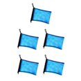thumbnail image 3 of mmirethe Dive Swimming Drawstring Mesh Bag Storage Snorkel Diving for Gear Blue 9 Inch x 6.5 Inch 5Set, 3 of 6