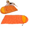thumbnail image 3 of Camping Dog Bed, Zipper Design Warm Soft Dog Sleeping Bag Multi Functional  For Hiking For Travel, 3 of 8