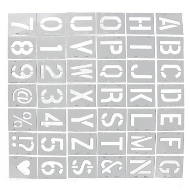 Spray Paint Stencil, Portable Letter Number Stencil 42pcs  for Family for Home