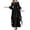 Solid Color, variant on Pisexur Womens Renaissance Dress Ruffle Pleated Medieval Dress Solid Color Long Sleeve Dress Tiered Tunic Cocktail Dress Flowy Vintage Costume Halter Maxi Dress