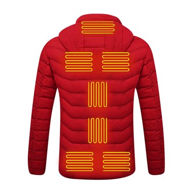 Kcodviy Heated Fishing Via Heated Womens Zipper Sweaters Outdoor Coat for Riding Long Sleeve Cotton Jacket Skiing Clothing Women's Coat