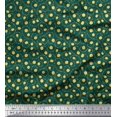 thumbnail image 3 of Soimoi Georgette Viscose Fabric Artistic Leaves Print Fabric by Yard 42 Inch Wide, 3 of 5