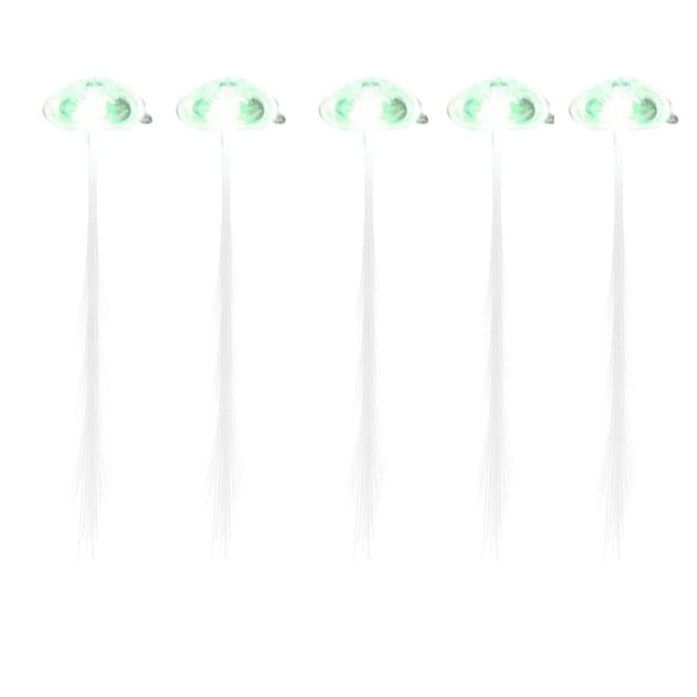 WIFKLSIIPG LED Lights Hair Light up Fiber LED Hair Barrettes Party Favors for Party Bar Dancing Hairpin Hair Clip Multicolor Flash Barrettes Clip Braid