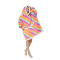 thumbnail image 3 of Faithtur Universal Warm Hooded Sweater Fashion Printing Mink Wool Home Clothes, 3 of 7