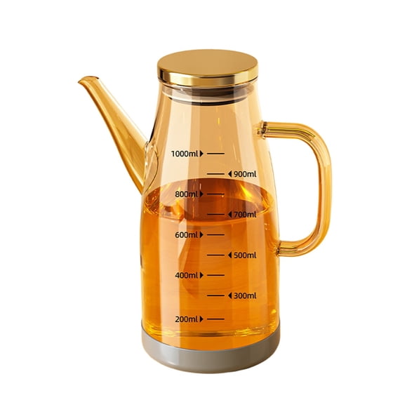 Bouteille Distributrice d'Huile avec Bec Verseur Bouteille Distributrice d'Huile d'Olive Bouteilles de Distribution d'Huile pour la Cuisson Pas de Distributeur d'Huile pour Cuisine Barbecue Friteuse à Air Chaud Bec Verseur d'Huile de Friture pour la Cuisson Gadgets Ménagers Vinaigre