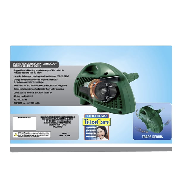 TETRA Water Garden Pond Pump, 1200-gph TETRA Water Garden Pond Pump, 1200-gph