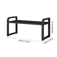 thumbnail image 3 of Kitchen Storage Rack for Dishes, Seasoning Bottles, and Cans | Countertop Organizer with Solid Wood and Metal Frame | Stable No-Slip Shelf for Kitchen, Bathroom, or Pantry, 3 of 6