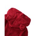 thumbnail image 3 of Solid Color Parent-Child Suit, Long Sleeve Family Pajamas Set, Round Neck Zipper Hoodie, 3 of 7