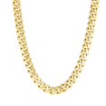 thumbnail image 1 of Collier Chaîne à Maillons Cubains Miami en Or Jaune 14k, Largeur 9,5 mm, 22 Pouces, 1 of 1