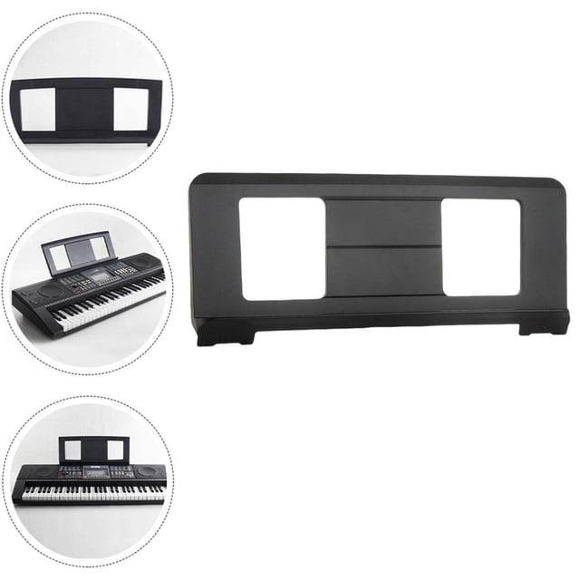 Keyboard Easy Stand Slot For Holder Black ABS Made Piano Electronic Music Stand Made And Odorless Keyboard Score Piano Type Type Type 2