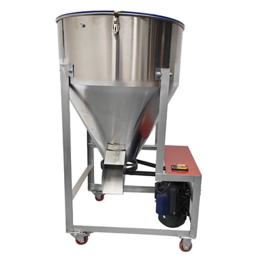 220Lbs Feed Mixer Granular Plastic Mixer Blender Mixing Machine Stainless Steel 220V