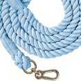 thumbnail image 5 of Leash Handcrafted Dog Leash Multifunctional Double Head Braiding Dog Training Leash with Gold Accessories for Running, 5 of 5