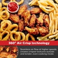 thumbnail image 4 of Emeril Lagasse Stainless Steel Power AirFryer 360 Better Than Convection Ovens and More Food Dehydrator, Rotisserie Spit, Pizza Function Cookbook, Silver, 4 of 4