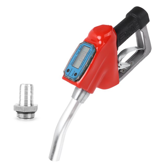 Turbine Meter, LCD Display Electronic Digital Gasoline Nozzle Multipurpose For Kerosene For Measuring Diesel For Gasoline For Oil For Petrol