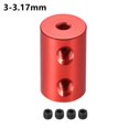 thumbnail image 1 of 2mm 3.17mm 3mm 5mm 6mm Manchon de Connecteur de Moteur d'Accouplement d'Arbre Rigide, 1 of 6