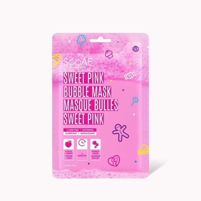 Soo'Ae Sweet Pink Bubble Mask