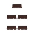 thumbnail image 1 of Decodeary Anti-scalding And Heat Insulation Sturdy And Durable Swings Cushion Covers coffee 5Set, 1 of 6