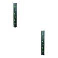 thumbnail image 4 of Baohd PU Golf Alignment Stick Cover Case Premium Holder Embroidered Waterproof Black 14.17x1.97 Inch 2Set, 4 of 6