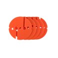 thumbnail image 1 of ziyahi 5pcs Logos Ronds en Plastique Signal Sûr Rappelant le Remplacement Portable Léger Signe pour la Plongée Sous-Marine Orange Orange, 1 of 6