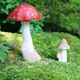 thumbnail image 4 of fastboy Décorations de Paysage en Forme de Champignon Simulé pour Jardin Résine Durable et Longue Durée orange, 4 of 6