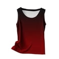 thumbnail image 4 of Liquidation de Hauts pour Femmes Grande Taille, Blouse d'Été à Manches Courtes pour Femmes, Débardeur Sans Manches à Col Rond Imprimé d'Été pour Femmes, 4 of 4