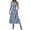 Light Blue, variant on Lenpel Women's Summer Dresses Ruffle Sleeve V Neck Tiered Boho Flowy A-Line Midi Dresses Casual Beach Vacation Sundresses(Green,XX-Large)