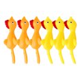 thumbnail image 2 of 6 PCS Creative Ejection Chicken Toy Light Rubber Finger Prank Flying Toy, 2 of 8