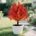 thumbnail image 2 of Fall Decoration Simulation Plant Ground Plug for Outdoor Autumn Home Decor, Durable Faux Greenery for Garden, Patio, Front Door and Window Sill, 2 of 8