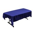 thumbnail image 1 of LA Linen Polyester Poplin 60'' x 84'' Rectangular Tablecloth, Royal Blue, 1 of 2