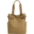 thumbnail image 1 of LinYooLi Sac à Main Rétro en Toile Hobo pour Femmes Hommes Adolescents Multipoche Grand Sac à Bandoulière, 1 of 8